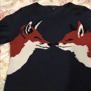 Ann Taylor Fox Sweater